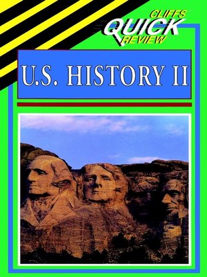 cover image of CliffsQuickReview U.S. History II